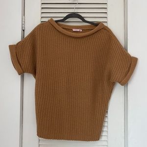 Calypso St. Barth Cashmere Short Sleeve Sweater